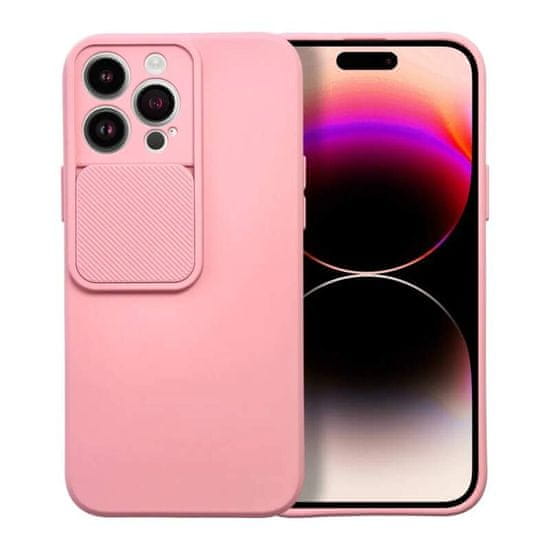 FORCELL Pouzdro Forcell Camshield SLIDE Case pro IPHONE 13 Pro Max light pink