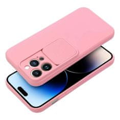 FORCELL Pouzdro Forcell Camshield SLIDE Case pro IPHONE 13 Pro Max light pink