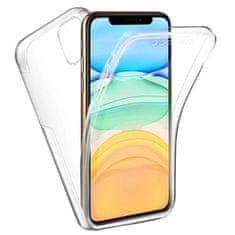 FORCELL Pouzdro Forcell Case 360 FULL COVER PC + TPU pro IPHONE 13 Pro Max transparent