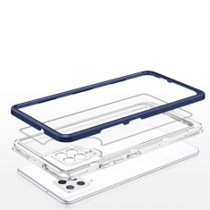 FORCELL Zadní kryt Clear 3v1 na Samsung Galaxy A42 5G , modrá, 9145576242735