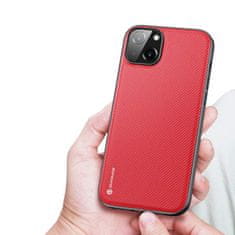 Dux Ducis Luxusní pouzdro Fino Nylon , iPhone 14 Plus , červená, 6934913036846