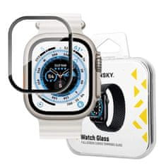 WOZINSKY Full Glue tvrzené sklo Apple Watch Ultra 49 mm černé 5907769320798