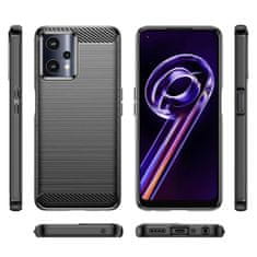 FORCELL kryt Carbon Case Realme 9 Pro , černá, 9145576249215