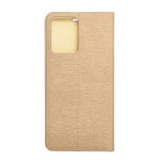 FORCELL Pouzdro Knížkové s hliníkovým rámem LUNA Book XIAOMI Redmi NOTE 12 5G gold 5903396203602