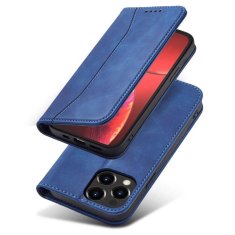 FORCELL knížkové pouzdro Magnet Fancy Case pro iPhone 13 Pro se stojánkem a kapsou na karty , modrá, 9145576249598