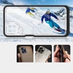 FORCELL Zadní kryt Clear 3v1 na Samsung Galaxy A22 4G , černá, 9145576242636