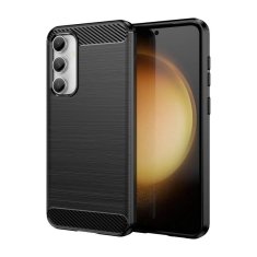FORCELL silikonový kryt Carbon Case Samsung Galaxy S23 FE, černá, 9145576281550