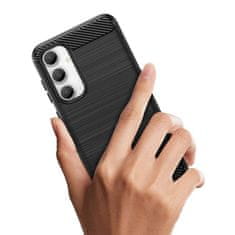 FORCELL silikonový kryt Carbon Case Samsung Galaxy S23 FE, černá, 9145576281550