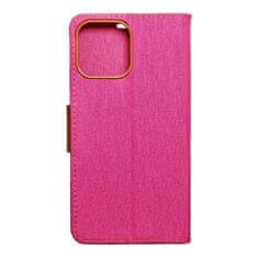 FORCELL Pouzdro Knížkové CANVAS Book pro IPHONE 13 PRO MAX pink 5903396121265