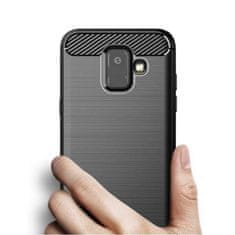 FORCELL Pouzdro Forcell Carbon Case pro SAMSUNG A6 ( A6 2018 ) , černé