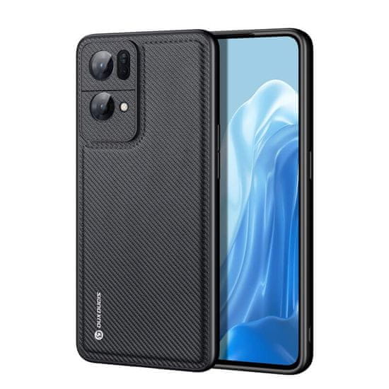 Dux Ducis Luxusní pouzdro Fino Nylon , Oppo Reno7 Pro 5G , černá, 6934913040652