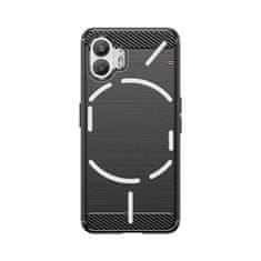 FORCELL pouzdro silikonowe Carbon Case Nothing Phone 2 ,černá, 9145576282670