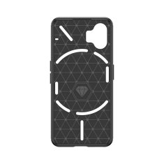 FORCELL pouzdro silikonowe Carbon Case Nothing Phone 2 ,černá, 9145576282670