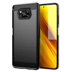 FORCELL Pouzdro Forcell Carbon Case pro XIAOMI POCO X3 , černé