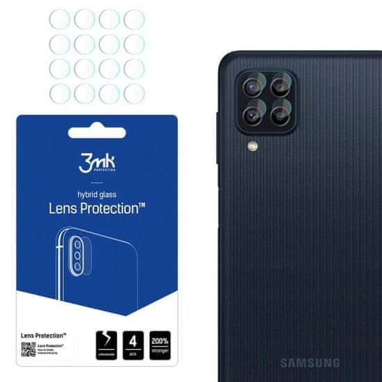 3MK Lens Protection ochrana kamery pro Samsung Galaxy M22 ,(4ks) 5903108462990