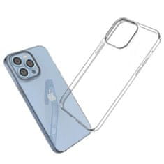 FORCELL Ultratenké TPU gelové pouzdro 0,5mm pro iPhone 14 Pro Max průhledný, 9145576260784