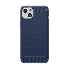 FORCELL silikonový kryt Carbon Case iPhone 15 Plus, modrá, 9145576279441