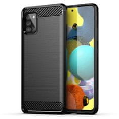 FORCELL Pouzdro Forcell Carbon Case pro SAMSUNG A51 5G , černé