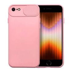 FORCELL Pouzdro Forcell Camshield SLIDE Case pro IPHONE 7 / 8 / SE 2020 / SE 2022 light pink