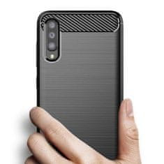 FORCELL Obal Carbon Case pro SAMSUNG Galaxy A70 / A70s , černé, 5903396007590