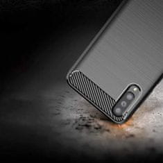 FORCELL Obal Carbon Case pro SAMSUNG Galaxy A70 / A70s , černé, 5903396007590