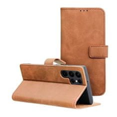 FORCELL Pouzdro Flipové TENDER Book Case pro SAMSUNG Galaxy S22 Ultra brown 5903396140112