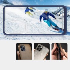 FORCELL Zadní kryt Clear 3v1 na Samsung Galaxy S21 Ultra 5G , modrá, 9145576242889