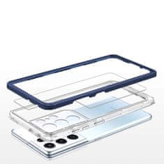 FORCELL Zadní kryt Clear 3v1 na Samsung Galaxy S21 Ultra 5G , modrá, 9145576242889
