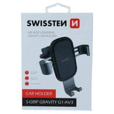 SWISSTEN Gravity Držák Do Ventilace Auta Swissten S-Grip G1-Av3 8595217465084