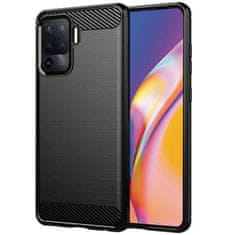 FORCELL Pouzdro Forcell Carbon Case pro OPPO A94 5G / F19 Pro Plus 5G / Reno 5Z , černé