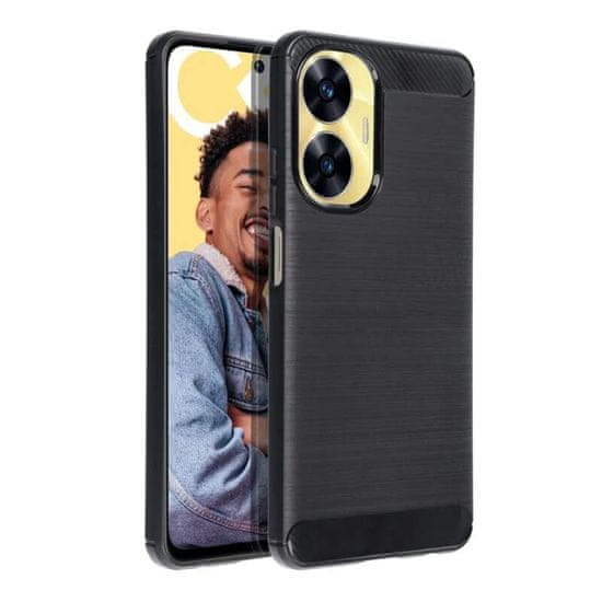 FORCELL Pouzdro Forcell Carbon Case pro REALME C55 , černé