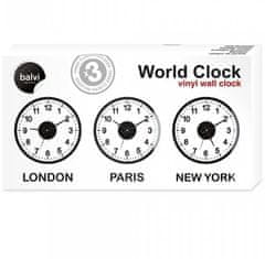 Balvi Sada 3ks nástěnných hodin 26489 World Clock