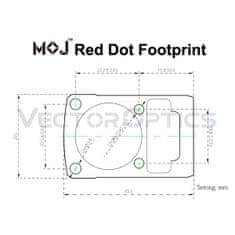 Vector Optics kolimátor Frenzy-X 1x22x26 MOS multi reticle