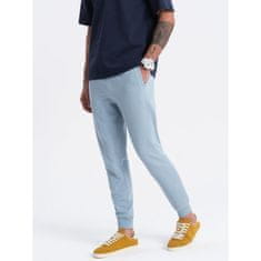 OMBRE Pánské tepláky jogger modré MDN125472 XXL