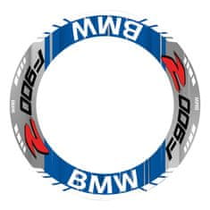 SEFIS jednodílné polepy na kola BMW F900R