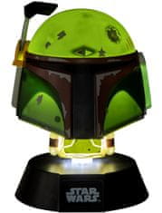 CurePink Plastová dekorativní svítící figurka Star Wars|Hvězdné války: Bobba Fett (výška 10 cm)