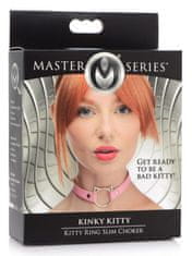 Master Series Master Series Kinky Kitty Ring Slim Choker Pink