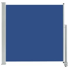 Vidaxl Zatahovací boční markýza / zástěna na terasu 160 x 300 cm modrá