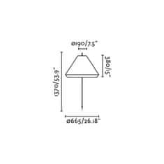 FARO Barcelona FARO SAIGON OUT C70 lampa se zápichem, olivová zelená 1M