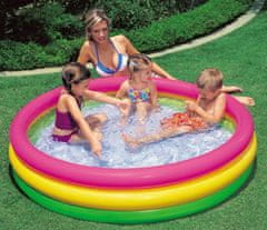 Intex Dětský nafukovací bazén 147 cm duha