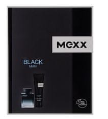 Mexx Black Man - EDT 30 ml + sprchový gel 50 ml