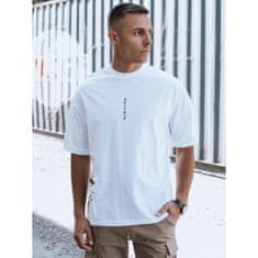 Dstreet Pánské tričko s potiskem KINA bílé rx5508 XL