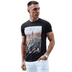 Dstreet Pánské tričko LISA černé rx5541 M