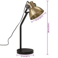 Vidaxl Stolní lampa 25 W staromosaz 17 x 17 x 60 cm E27