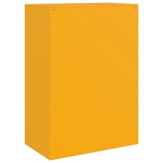 Vidaxl Highboard hořčicově žlutý 67 x 39 x 95 cm ocel