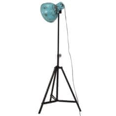 Vidaxl Stojací lampa 25 W modrá patina 61 x 61 x 90/150 cm E27