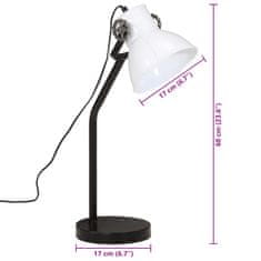 Vidaxl Stolní lampa 25 W bílá 17 x 17 x 60 cm E27