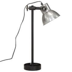 Vidaxl Stolní lampa 25 W vintage stříbrná 15 x 15 x 55 cm E27