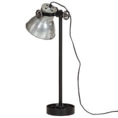 Vidaxl Stolní lampa 25 W vintage stříbrná 15 x 15 x 55 cm E27