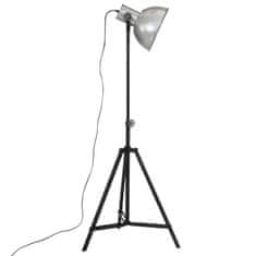 Vidaxl Stojací lampa 25 W vintage stříbrná 61 x 61 x 90/150 cm E27